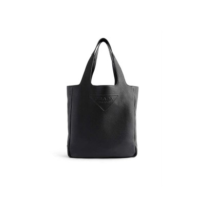PRADA EMBOSSED LEATHER TOTE BAG 2VG092 (41*39*10cm) 
